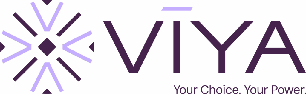 Viya health logo tagline
