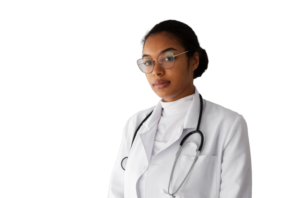 Health x africa female doctor